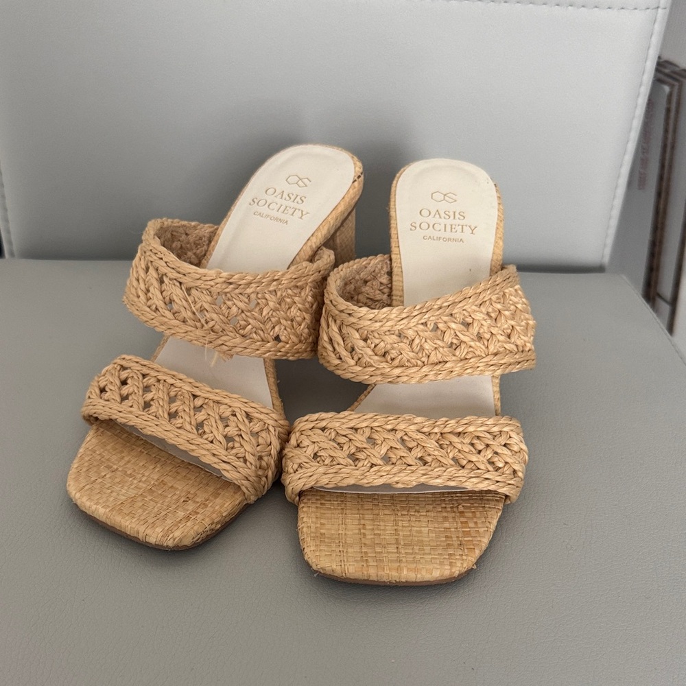 Natural Woven Espadrilles from Vici website
